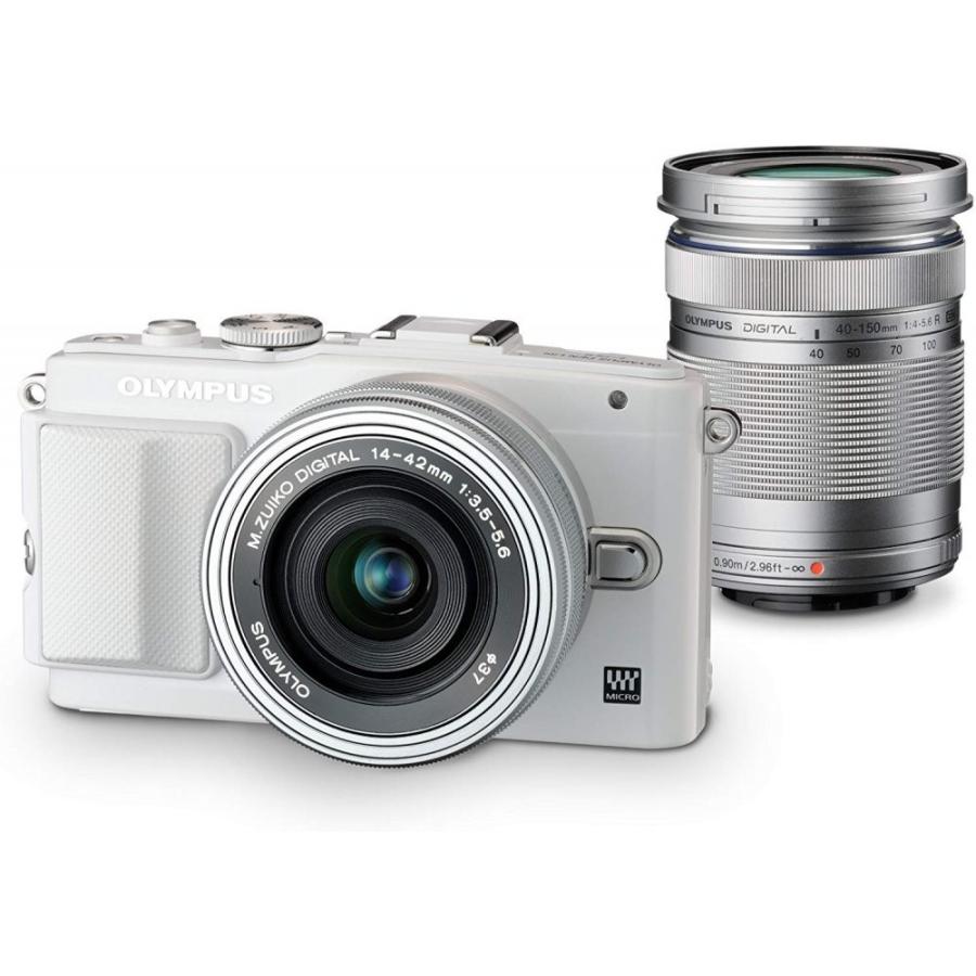 オリンパス OLYMPUS E-PL6 EZダブルズームキット ホワイト EZ DZKIT 