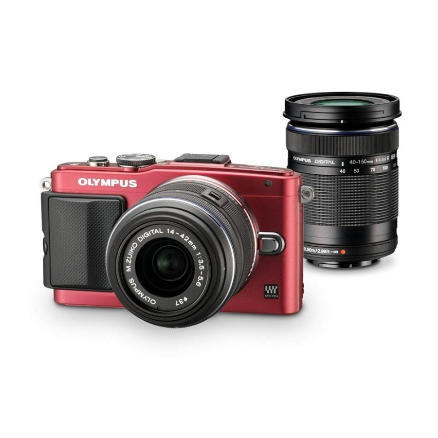 OLYMPUS E-PL6 ダブルズームキット レッド 良品 動作確認済み 1ヶ月保証付 高性能