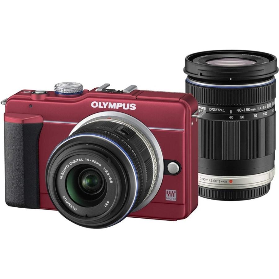 オリンパス OLYMPUS E-PL1s ダブルズームキット レッド E-PL1s 