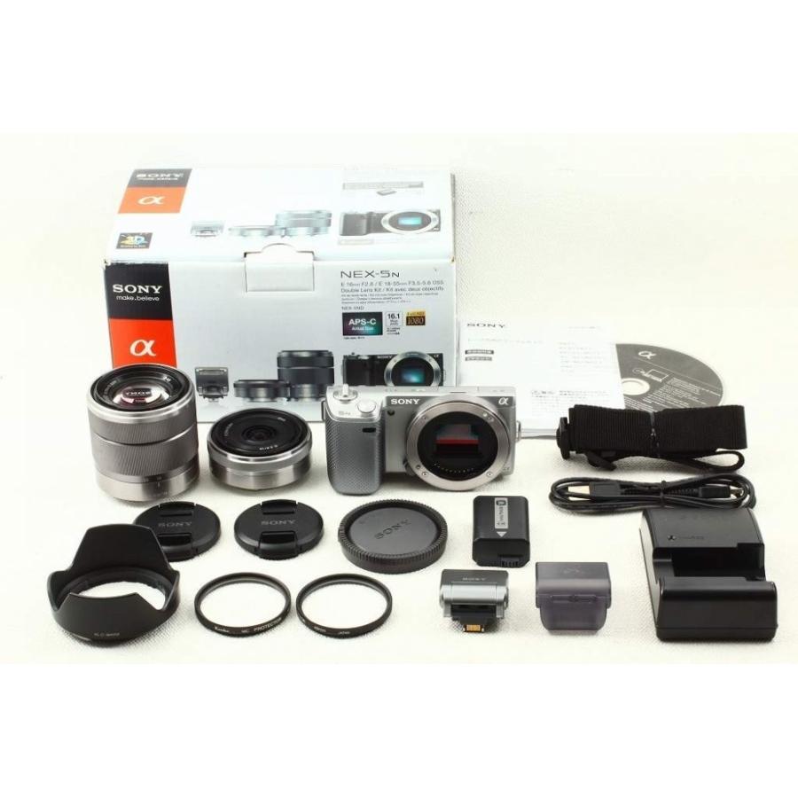 SONY ソニー α NEX-5N ダブルレンズキット シルバー NEX-5ND/S