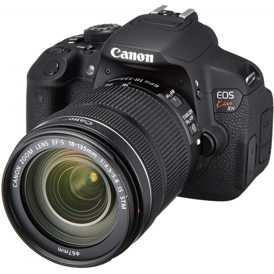 極上●STMレンズ●初心者向け●Wi-Fi転送●キャノン kiss X7i 1ヶ月動作補償あり！ キヤノン（Canon） Canon EOS Kiss X7i レンズキット 良品 動作確認