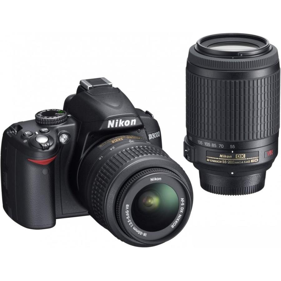 ニコン Nikon D3000 ダブルズームキット D3000WZ SDカード付き 【公式