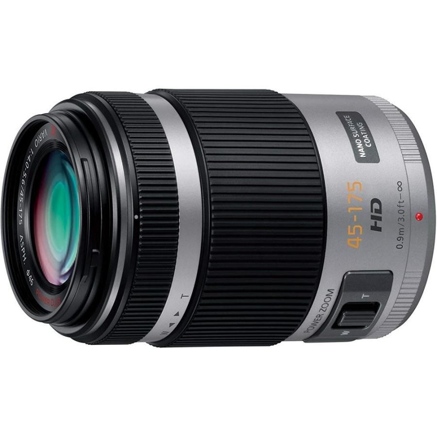 Panasonic G X VARIO PZ 45-175mm/F4.0-5.6 望遠ズームレンズ シルバー 