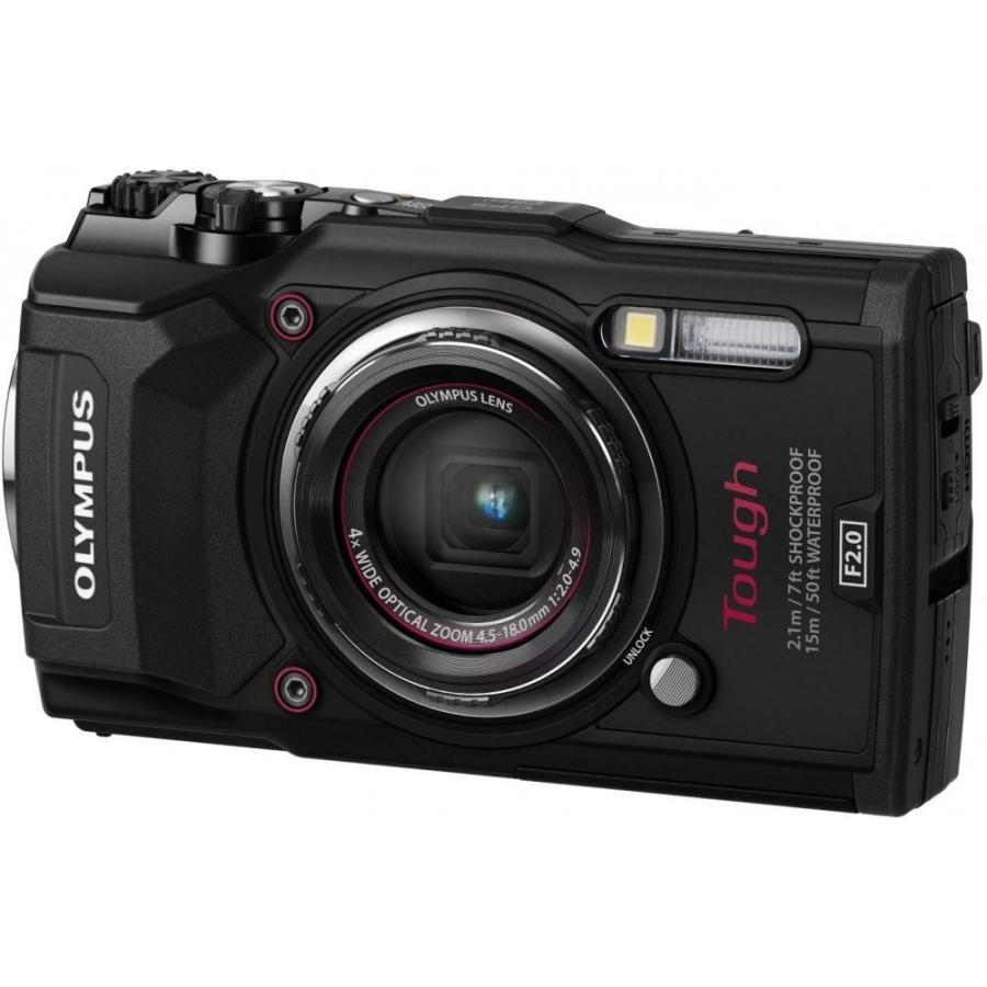 ​【動作確認済】OLYMPUS オリンパス Tough TG-5 ブラック CONTAX（コンタックス） OLYMPUS Tough TG-5 ブラック 良品 動作確認