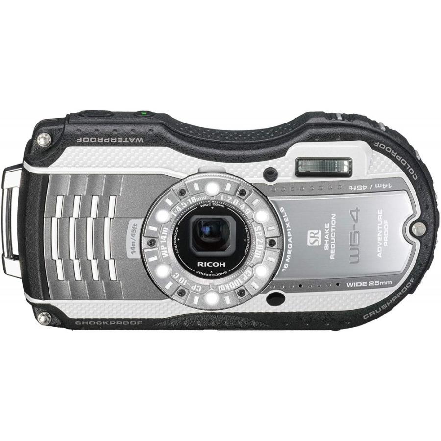 リコー RICOH 防水リコー RICOH WG-4 シルバー SDカード付き :2048-002604:カメラFanks-PROShop