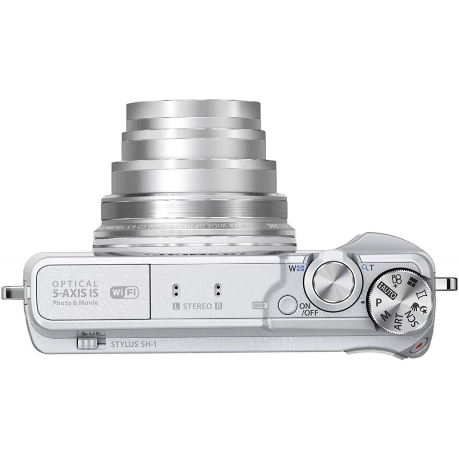 OLYMPUS STYLUS SH-1 ホワイト SDカード付き 【compact】 <プレゼント
