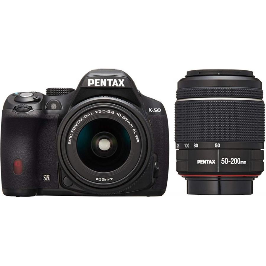 ペンタックス PENTAX K-50 ダブルズームキット ブラック SD ペンタックス PENTAX K-50 ダブルズームキット ブラック SD
