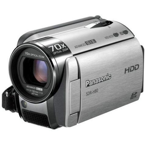 パナソニック Panasonic SD/HDDビデオカメラ シルバー SDR-H80-S