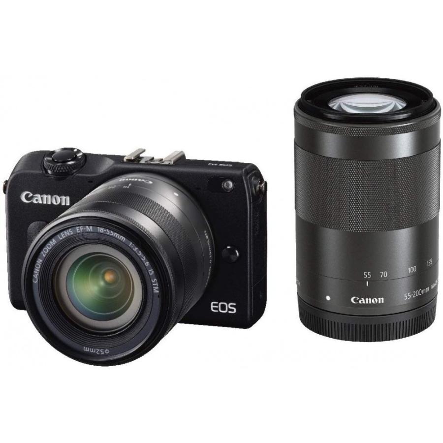 キヤノン Canon EOS M2 ダブルズームキット ブラック <プレゼント包装承ります>
