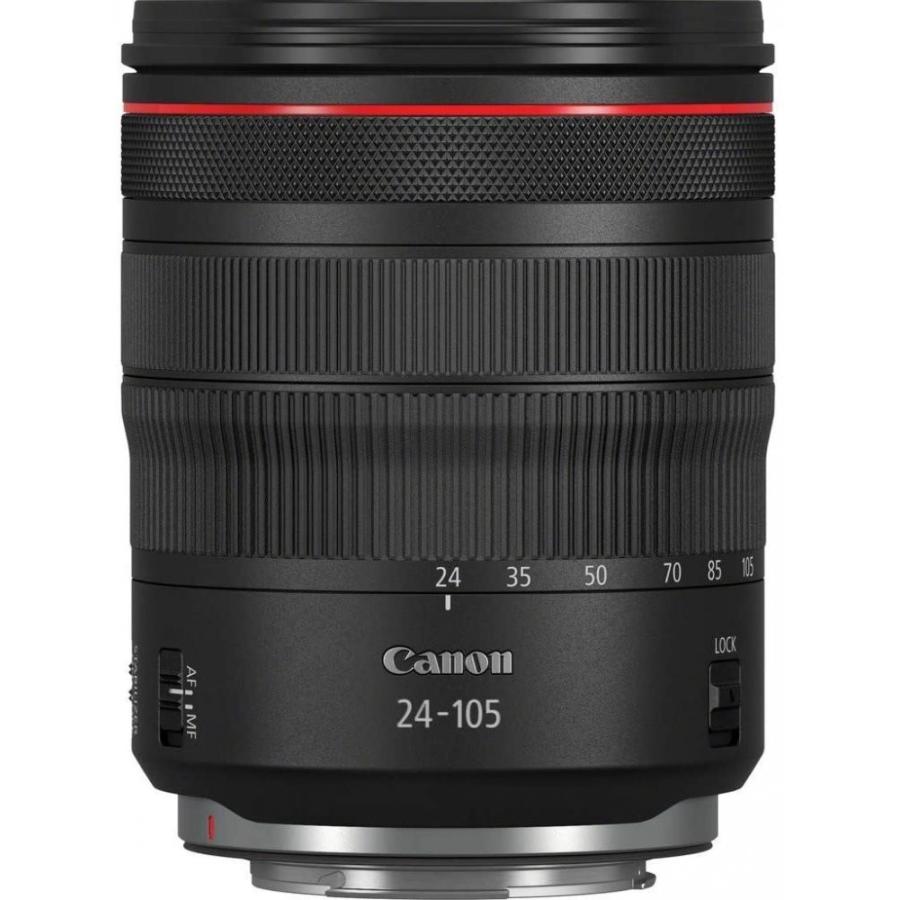 Canon 中望遠ズームレンズ RF24-105mm F4L IS USM 望遠ズームレンズ ブラック 良品 動作確認済み 1ヶ月保証付 交換レンズ