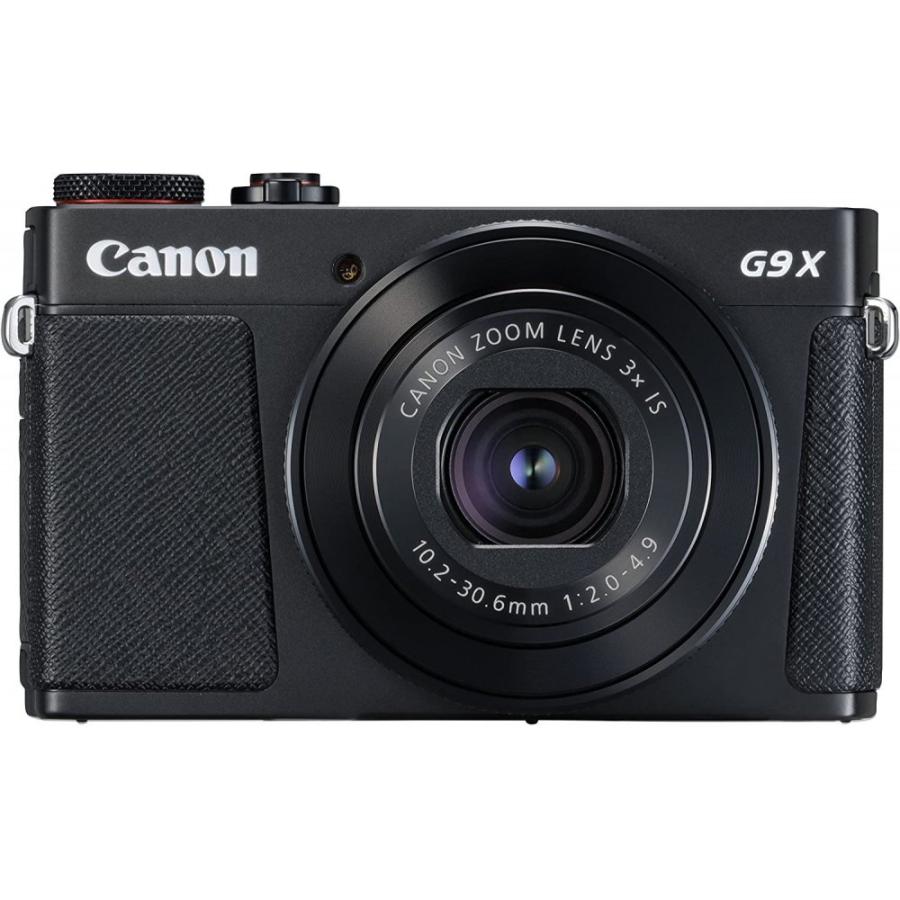 キヤノン Canon コンパクトデジタルカメラ PowerShot G9 X Mark II ブラック 1.0型センサー/F2.0レンズ/光学3倍ズーム PSG9XMARKIIBK