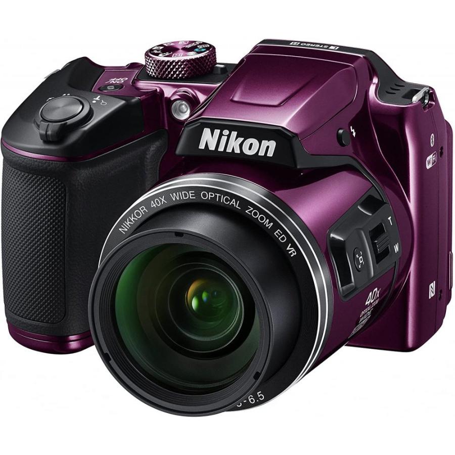 ニコン Nikon デジタルカメラ COOLPIX B500 光学40倍ズーム 1602万画素 単三電池 プラム B500PU <YKJ02>｜nouvelle-vie｜03
