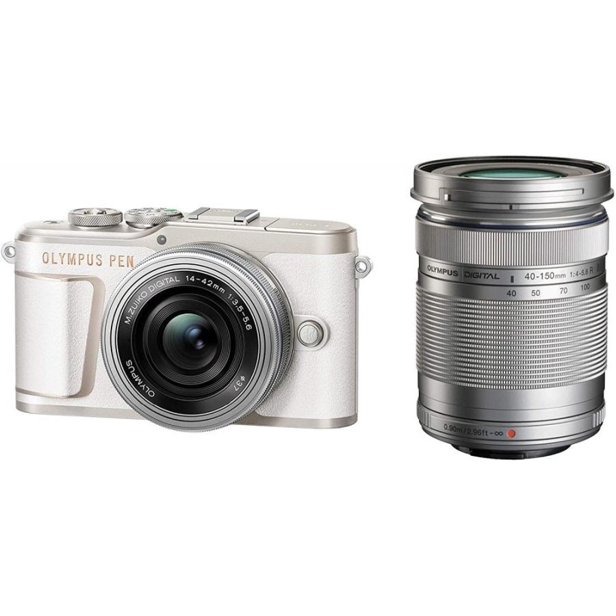 【超美品】OLYMPUS PEN E-PL10 ダブルズームキット（ホワイト） オリンパス（OLYMPUS） OLYMPUS PEN E-PL10 EZダブルズームキット