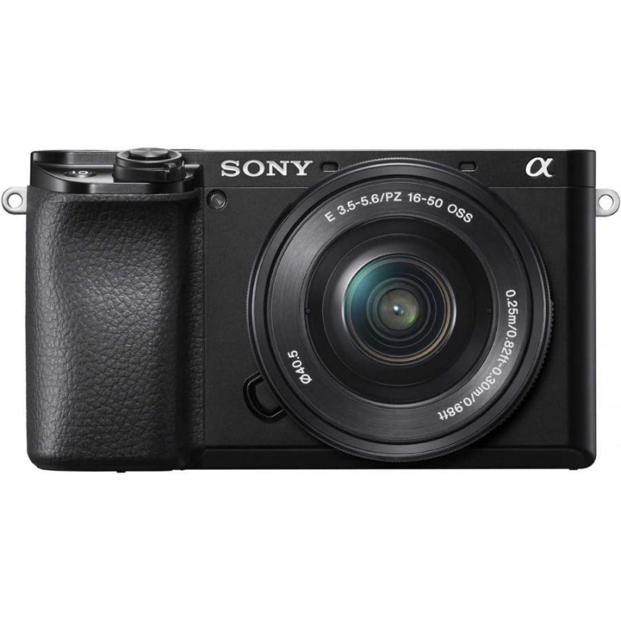 ソニー SONY ミラーレス一眼 α6100 パワーズームレンズキット E PZ 16-50mm F3.5-5.6 OSS ブラック ILCE-6100L B｜nouvelle-vie