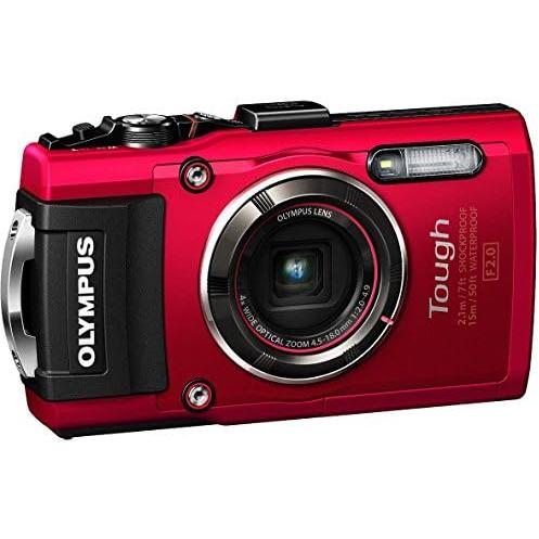 【動作確認済み】OLYMPUS tough STYLUS TG-4 CONTAX（コンタックス） OLYMPUS STYLUS TG-4 Tough レッド 良品 動作