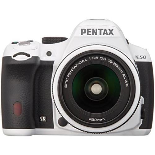 PENTAX K-50 レンズキット 動作確認済み リコー（RICOH） PENTAX K-50 18-55mmWRレンズキット ホワイト 良品