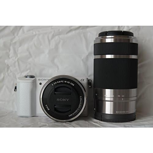 CONTAX SONY ミラーレス一眼 α5000 ダブルズームレンズキット ホワイト
