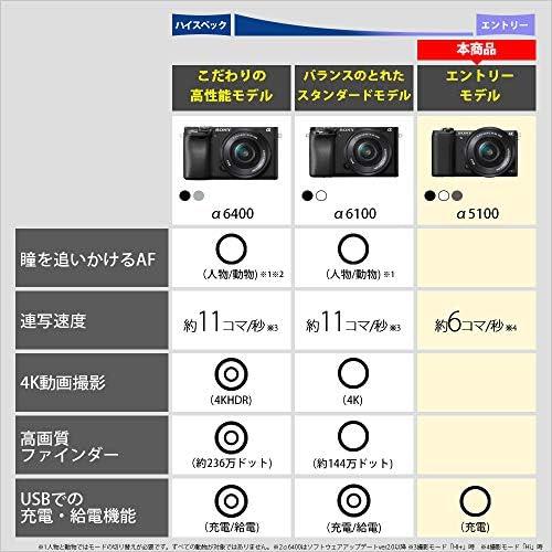 ソニー ミラーレス一眼 α5100 ダブルズームキット E PZ 16-50mm F3.5-5.6 OSS + E 55-210mm F4.5-6.3 OSS ブラウン ILCE-5100Y-T｜nouvelle-vie｜03