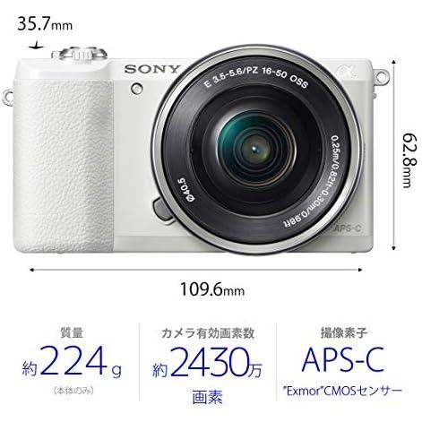 ソニー ミラーレス一眼 α5100 パワーズームレンズキット E PZ 16-50mm F3.5-5.6 OSS付属 ホワイト ILCE-5100L-W｜nouvelle-vie｜02