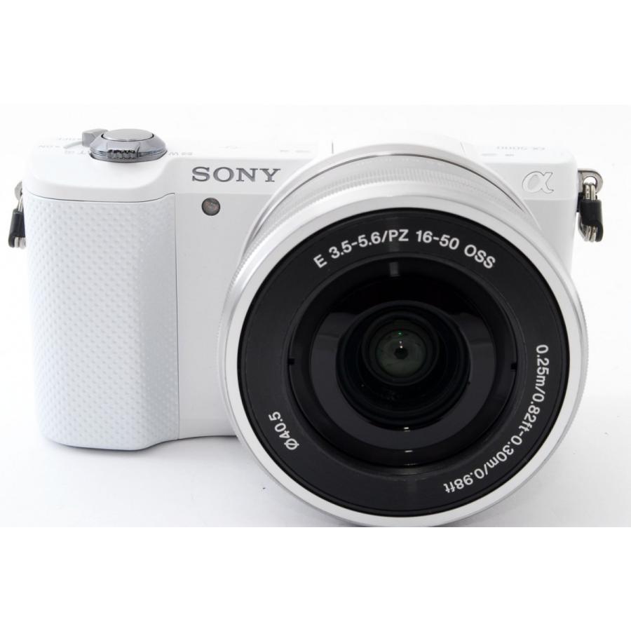 SONY（ソニー） α5000 ホワイトレンズキット 美品 自撮りできる&Wi-Fi