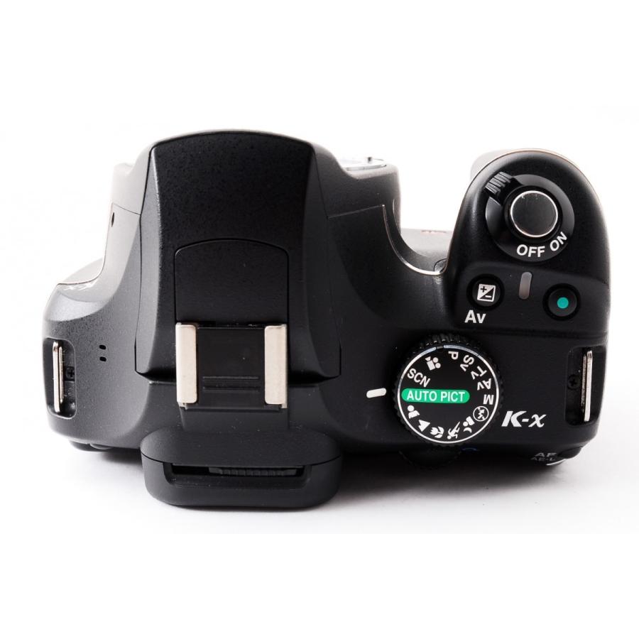 ★美品級＆届いてすぐ使えるSDカード★ペンタックス k-x レンズキット ペンタックス PENTAX K-x ブラック レンズセット 美品 SDカード