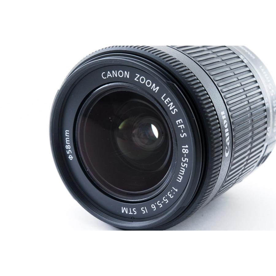 キヤノン Canon EF-S 18-55mm F3.5-5.6 IS STM 美品 標準ズームレンズ 