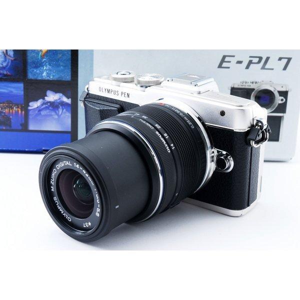 OLYMPUS E-PL7 レンズセット シルバー 美品 SDカード付 動作確認済み 1ヶ月保証付 高性能