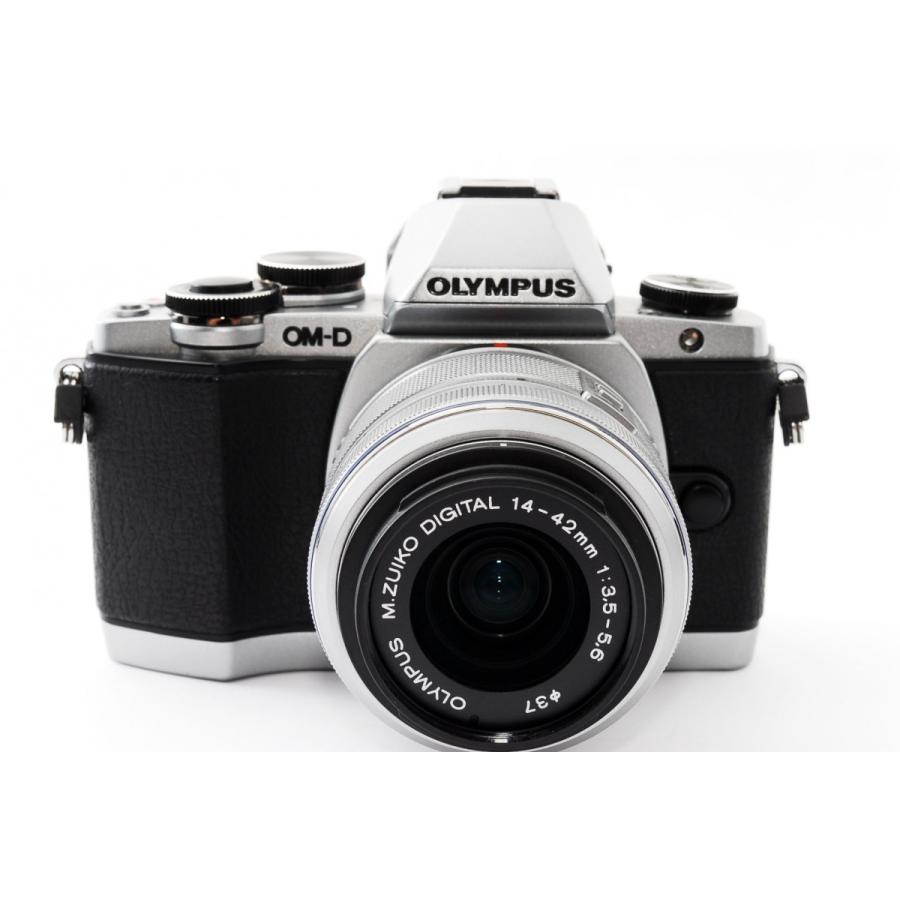 オリンパス（OLYMPUS） OLYMPUS OM-D E-M10 シルバー レンズセット 美