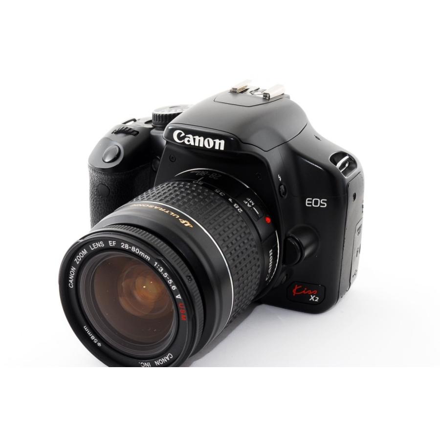 キヤノン Canon EOS Kiss X2 ダブルレンズセット ブラック 美品 新品 
