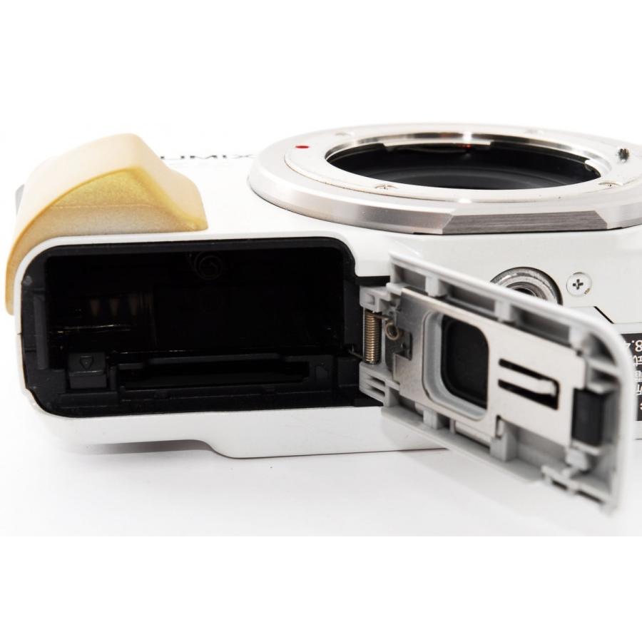 パナソニック Panasonic DMC-GF5X ホワイト レンズセット 美品 SD 