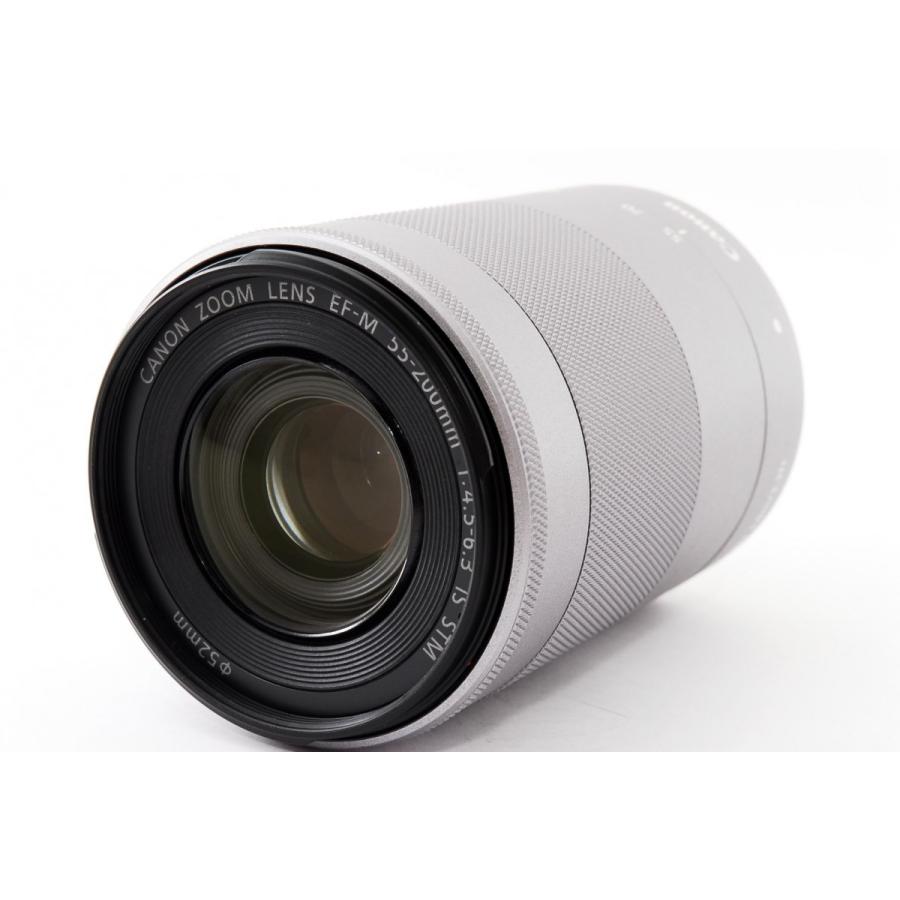キヤノン（Canon） Canon EF-M 55-200mm F4.5-6.3 IS STM シルバー 美