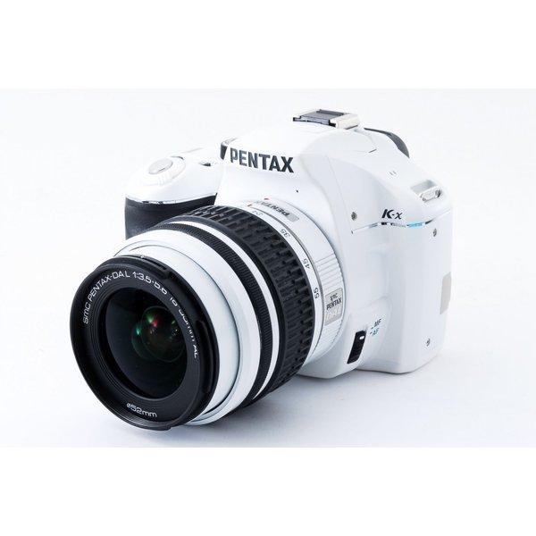 PENTAX K-x ホワイト デジタル一眼レフ 本体 レンズキット ペンタックス PENTAX K-x レンズキット ホワイト 美品 ストラップ付