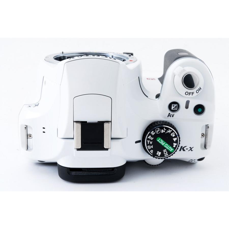 超美品 PENTAX K-X ホワイト ペンタックス PENTAX K-x レンズキット ホワイト 美品 ストラップ付