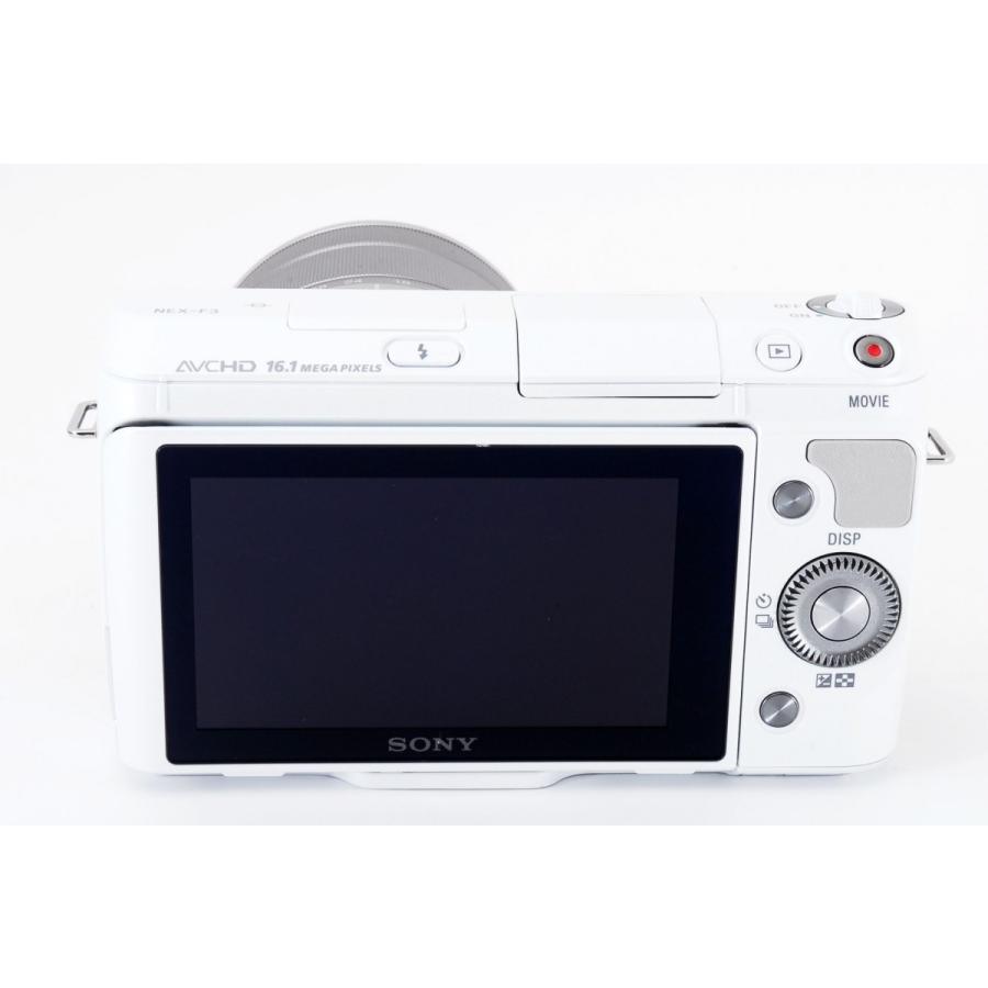 SONY NEX-F3 レンズキット ホワイト 美品 ストラップ付 動作確認済み 1ヶ月保証付 高画質 小型軽量_3