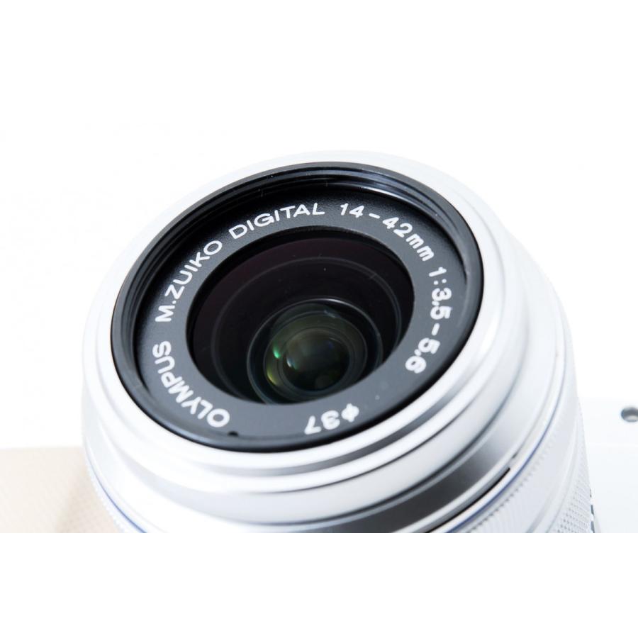 オリンパス（OLYMPUS） OLYMPUS E-PL5 レンズキット ホワイト 美品