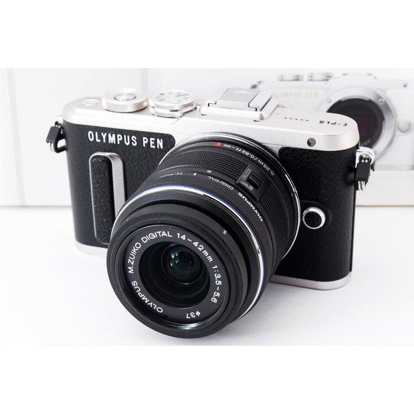 オリンパス OLYMPUS E-PL8 ブラック レンズキット 美品 史上最高デザイン 新品 SDカード付 <プレゼント包装承ります>