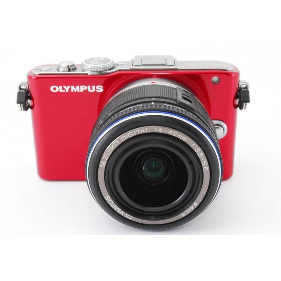 オリンパス（OLYMPUS） OLYMPUS E-PL3 フラッシュ レッド 美品 SD