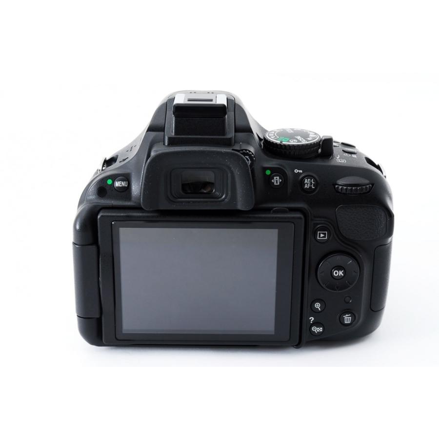 ニコン Nikon D5200 レンズキット ブラック 美品 SDカードストラップ付き <プレゼント包装承ります>｜nouvelle-vie｜05