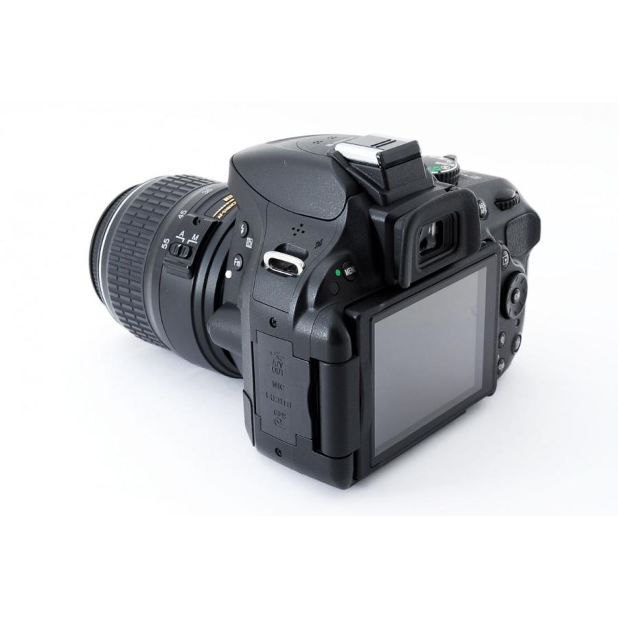 ニコン Nikon D5200 レンズキット ブラック 美品 SDカードストラップ付き <プレゼント包装承ります>｜nouvelle-vie｜06