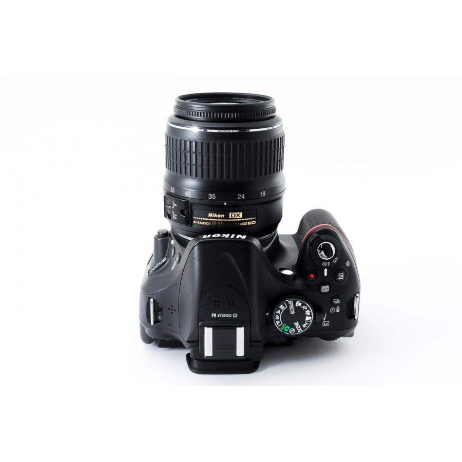 ニコン Nikon D5200 レンズキット ブラック 美品 SDカードストラップ付き <プレゼント包装承ります>｜nouvelle-vie｜07