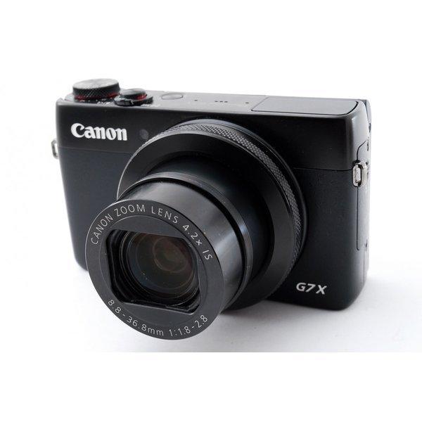 Canon PowerShot G7 ブラック 美品 動作確認済み 1ヶ月保証付 