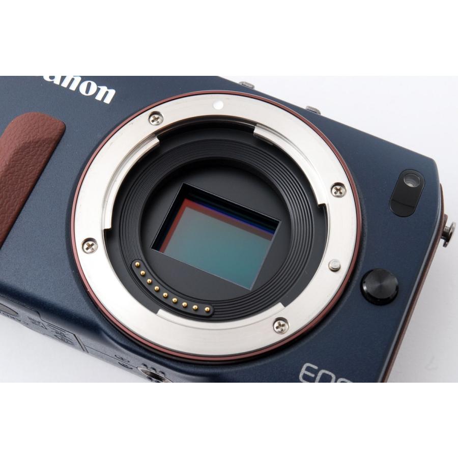 キヤノン Canon EOS M ベイブルー レンズキット 美品 SDカードストラップ付き <プレゼント包装承ります>｜nouvelle-vie｜07