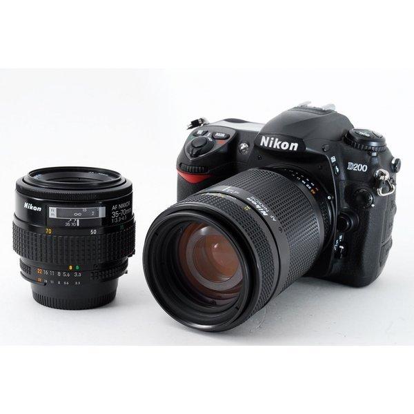 ニコン（Nikon） Nikon D200 ダブルズームセット 美品 ストラップ付