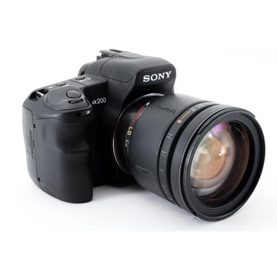 ソニー SONY α200 DSLR-A200 高倍率レンズセット 美品 高速連写に定評アリ 取扱説明書付き <プレゼント包装承ります>｜nouvelle-vie｜03