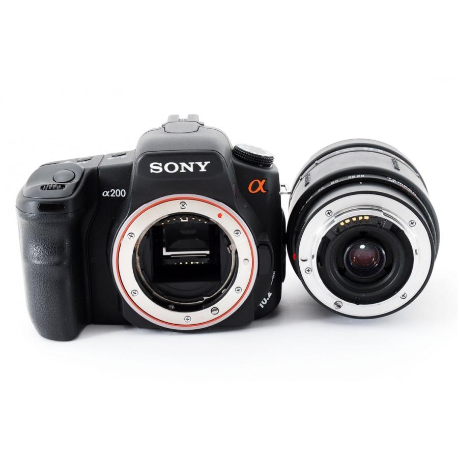 ソニー SONY α200 DSLR-A200 高倍率レンズセット 美品 高速連写に定評アリ 取扱説明書付き <プレゼント包装承ります>｜nouvelle-vie｜08