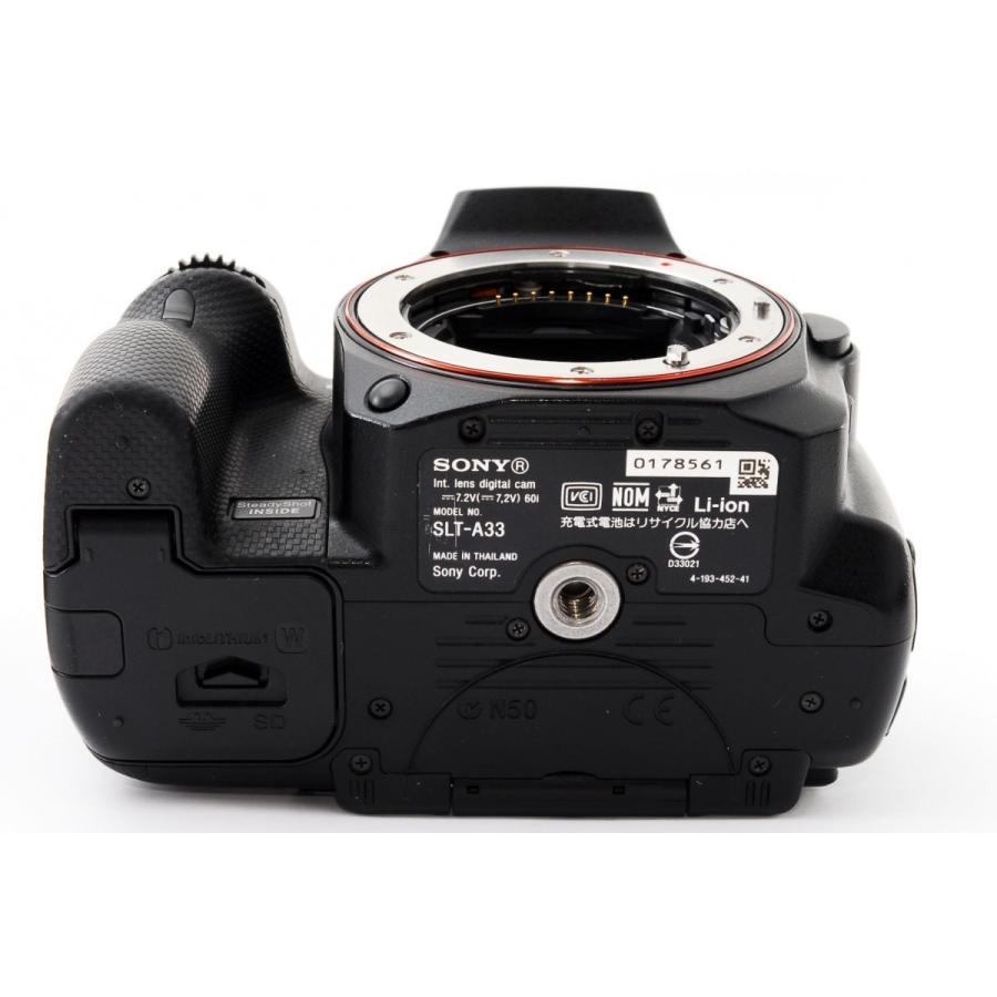 SONY ソニー α33 SLT-A33 標準&超望遠ダブルズームセット 美品 高速連  