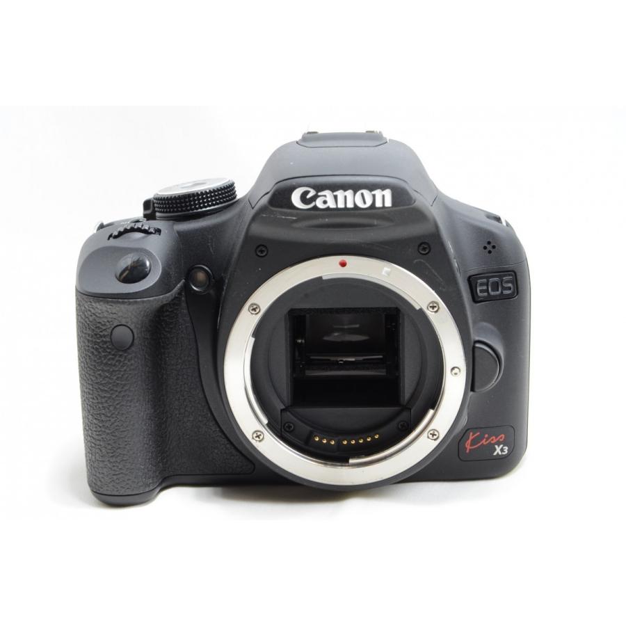 ★Canon EOS Kiss X3★標準レンズキット★動作確認済★返品保証付★ キヤノン Canon EOS Kiss X3 レンズキット ブラック 美品 SDカード