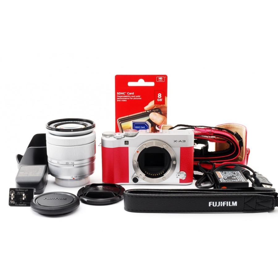 Fujifilm X-A3 ピンク　 本体と付属品 FUJIFILM フジフィルム X-A3 ピンク レンズキット 美品 <プレゼント