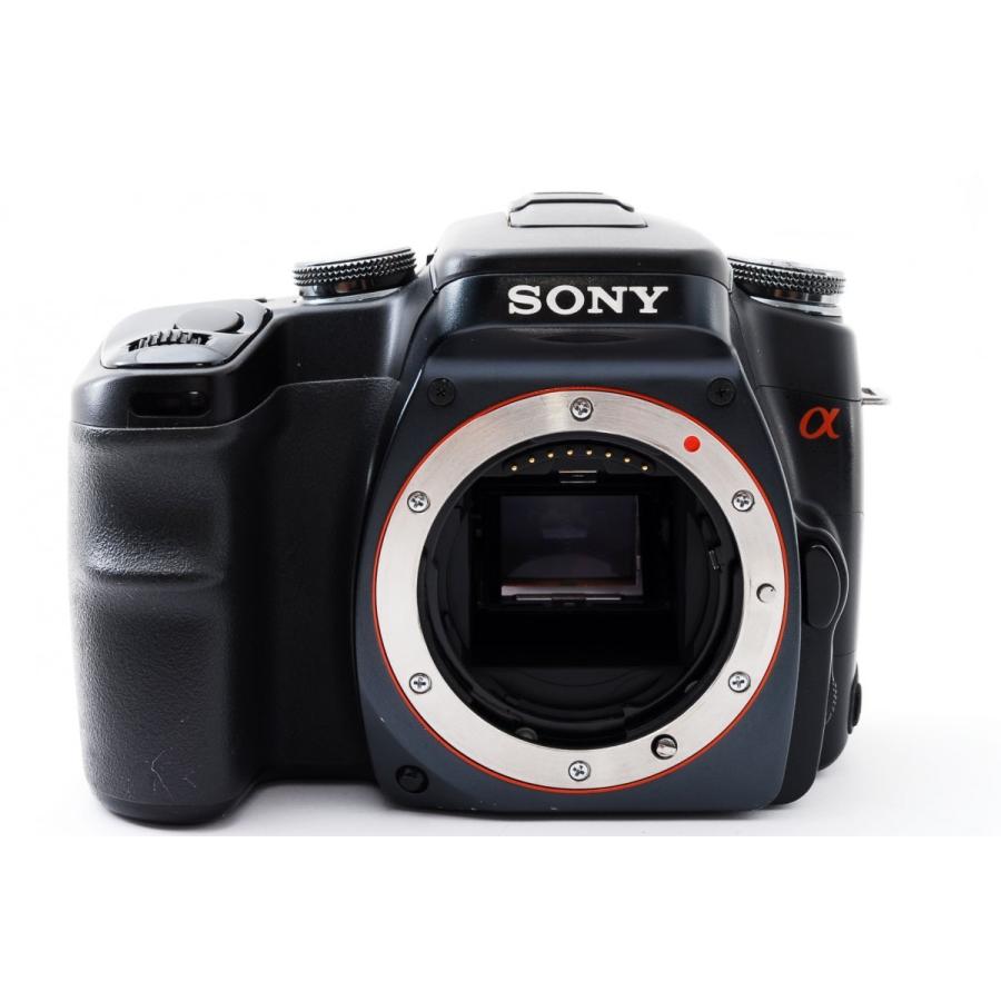 ソニー SONY α100 DSLR-A100 標準&望遠ダブルズームセット 美品 レンズ