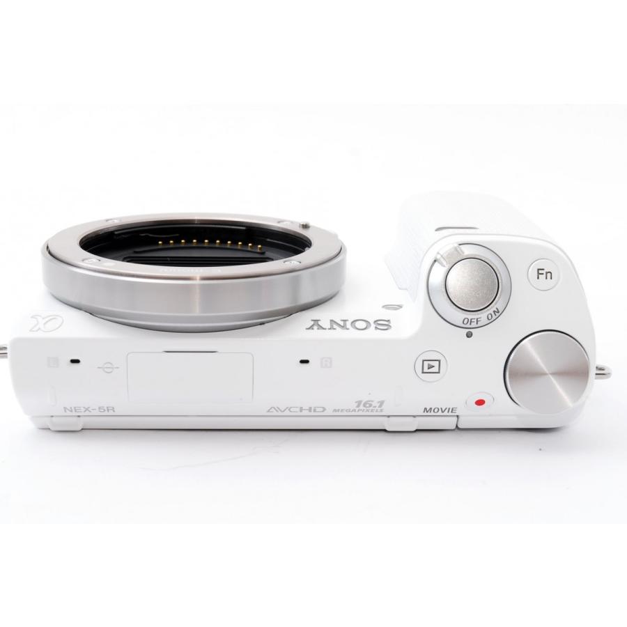 SONY（ソニー） NEX-5R レンズキット ホワイト 美品 Wi-FiでSDカード